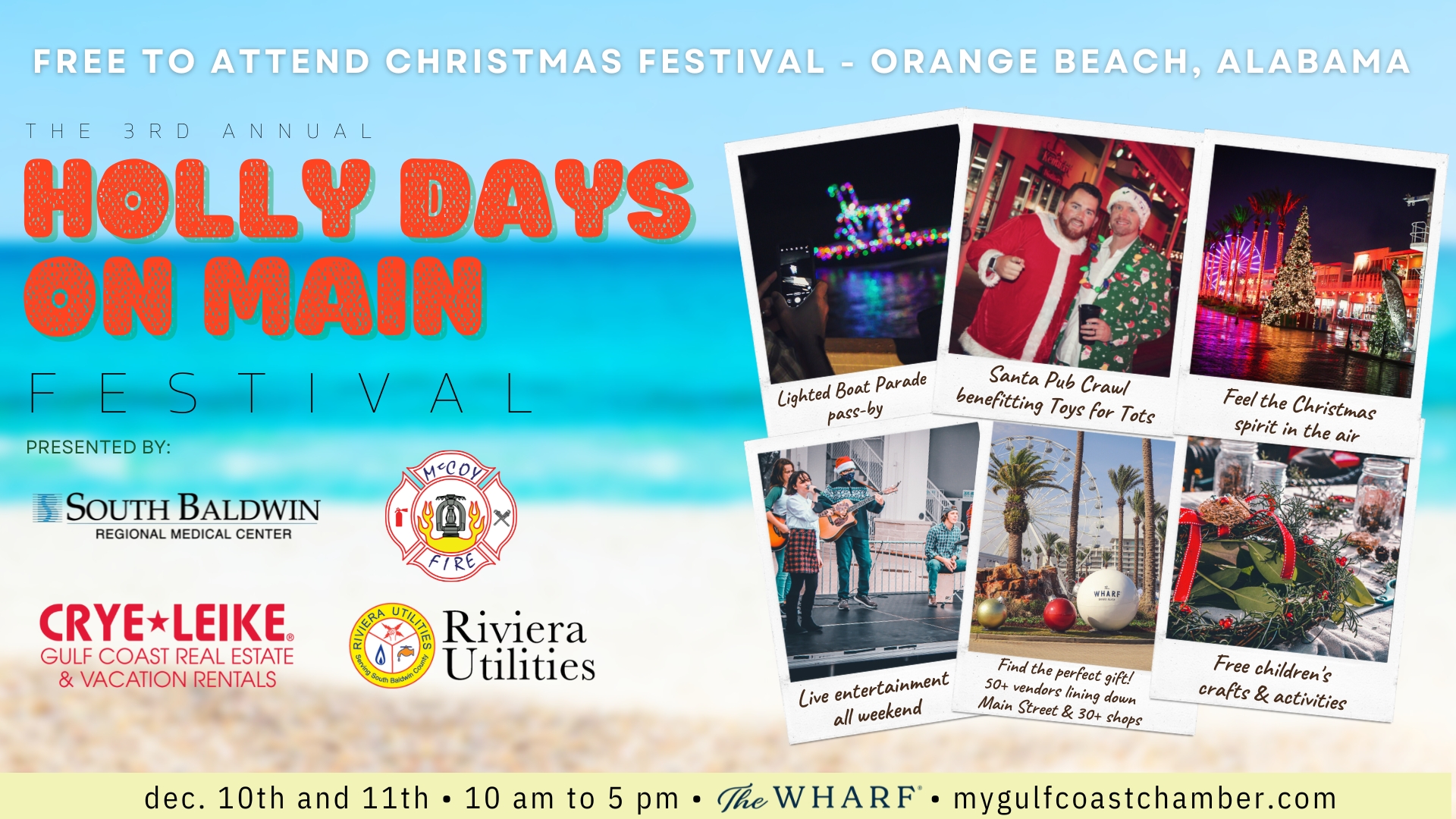 The Annual Holly Days on Main Festival at the Wharf